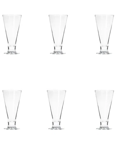 10 Strawberry Street Set Of 6 Vicenza Sundae Dishes In Transparent