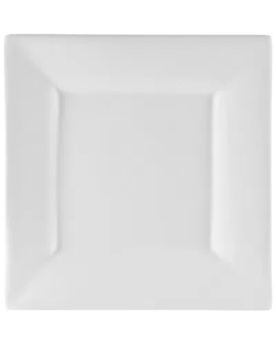 10 Strawberry Street Set Of 6 Whittier Square Bread & Butter Plates In White