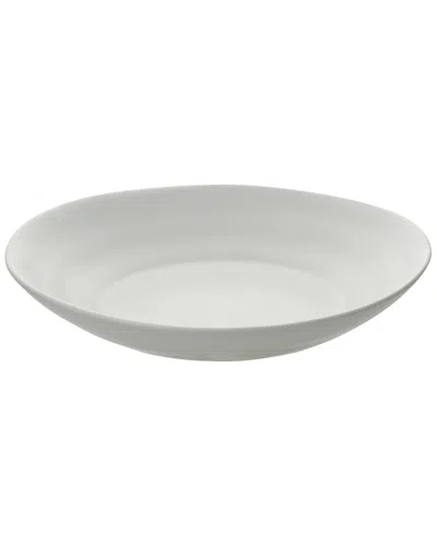 10 Strawberry Street Set Of Six 9.7in Wave Matte White Pasta Plates