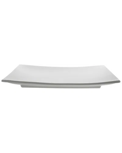 10 Strawberry Street White 13.9in Sushi Plate In Gray