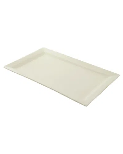 10 Strawberry Street White Set Of Three 17in X 11in Platters In Neutral