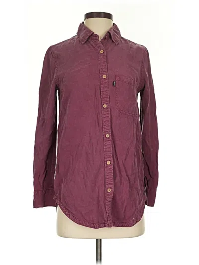 Pre-owned 10 Tree Long Sleeve Button Down Shirt In Burgundy