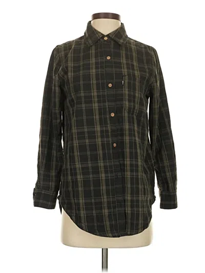 Pre-owned 10 Tree Long Sleeve Button Down Shirt In Green