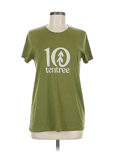 Pre-owned 10 Tree Short Sleeve T-shirt In Green