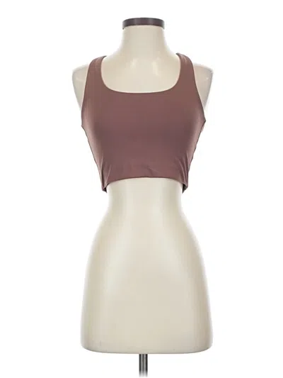 Pre-owned 10 Tree Tank Top Brown Halter Neckline Tops