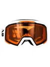 100% Base White Polycarbonate Sunglasses In Brown
