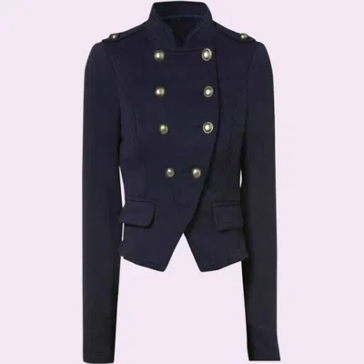 Pre-owned 100% Blue Ladies Officer's Jacket Wool Braid Jacket