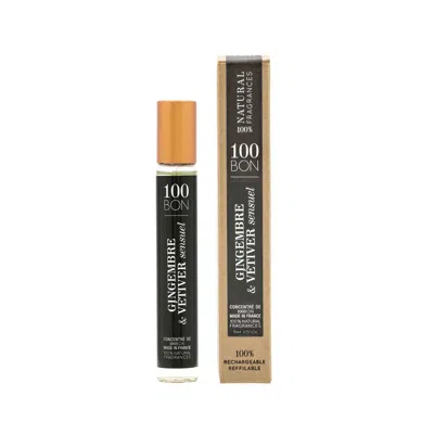 100 Bon Ladies Gingembre & Vetiver Sensuel Concentre Edp Spray 0.5 oz Fragrances 3760263375976 In Transparent