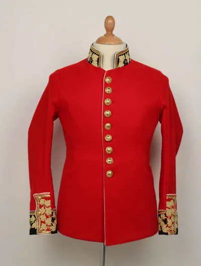 Pre-owned 100% Canadian Tunic For General Officers Coat In Red