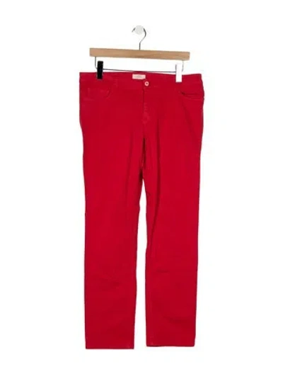 Pre-owned 100% Capri Mid-rise Straight Leg Jeans In Multi