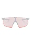 100% Eyewear Hiper Shield-frame Sunglasses In Grey