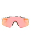 100% Eyewear Speedcraft Sonnenbrille Mit Oversized-gestell In Grey
