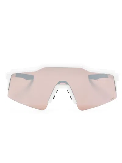 100% Eyewear Speedcraft Sonnenbrille Mit Oversized-gestell In White