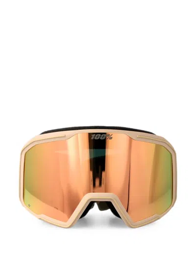 100% Eyewear Valnor Geometric-frame Sunglasses In Neutrals
