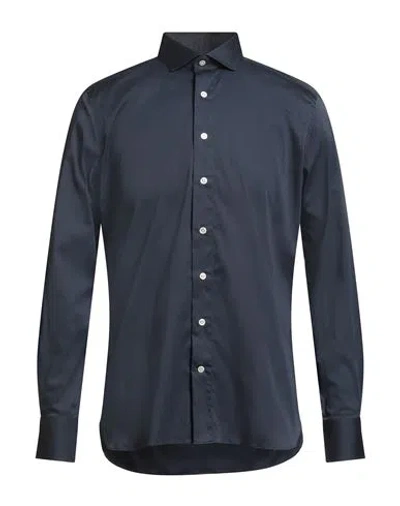 100 Hands Handmade For Chica Chico Man Shirt Midnight Blue Size 16 Cotton