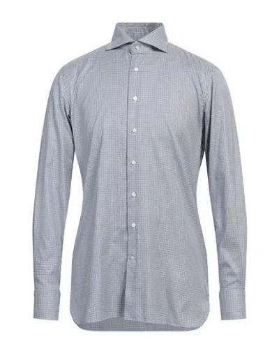 100 Hands Man Shirt Blue Size 17 Cotton