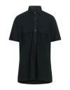 100 Hands Man Shirt Dark Green Size 17 Wool In Green