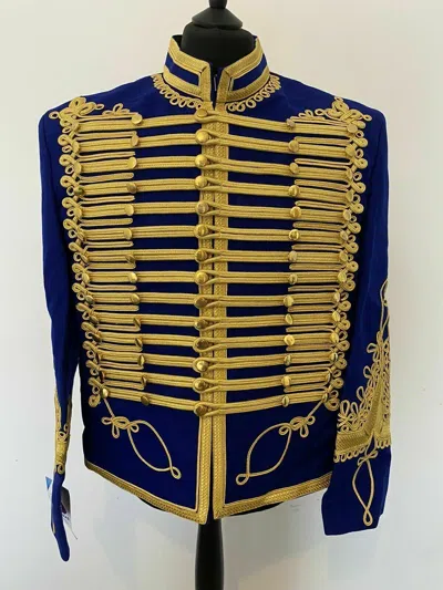 Pre-owned 100% Jimi Hendrix Jacket Military Tunic Blue Hussars Pelisse 2021 Jimi Hendrix