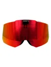 100% Launch Polycarbonate Sunglasses In Red