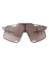 100% Matte White - Hiper Silver Mirror Lens Acetate Sunglasses In Neutral