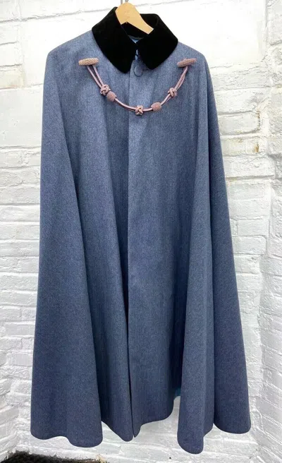 Pre-owned 100% Mens 1940 Culver Military Academy Named Cadets Dress Cloak Coat In Gray