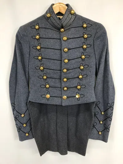 Pre-owned 100% Mens 1943 Military Academy Cadets Dress Uniform Coat,its A Replica Product In Gray