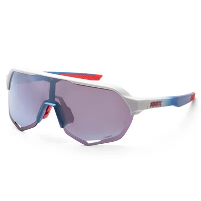 100 Percent Men's 99mm Matte White Sunglasses In Multi