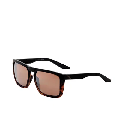 100 Percent Men's 99mm Soft Tact Black Havana Sunglasses