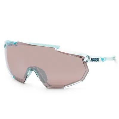 100 Percent Men's 99mm Translucent Mint Sunglasses In Pink