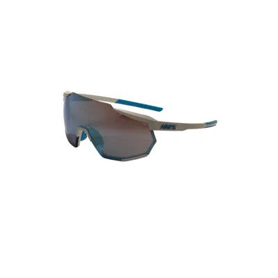 100 Percent Men's Racetrap 57mm Movistar Team White Sunglasses 61037-443-75 In Blue