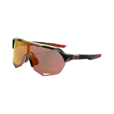 100 Percent Men's S2 60mm Soft Tact Grey Camo Sunglasses 60006-00008 In Orange