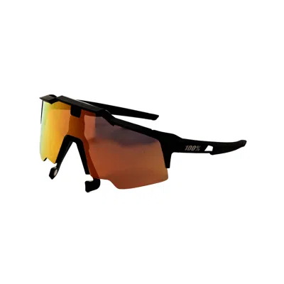 100 Percent Unisex Speedcraft Air 99mm Soft Tact Black Sunglasses 61004-100-43