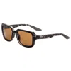 100 Percent Rideley Unisex Sunglasses In Brown