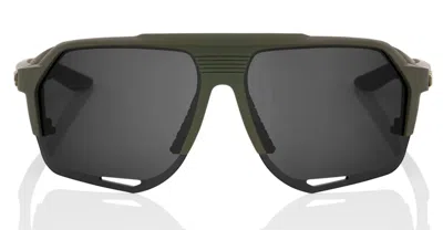 100% Sunglasses In Army Green