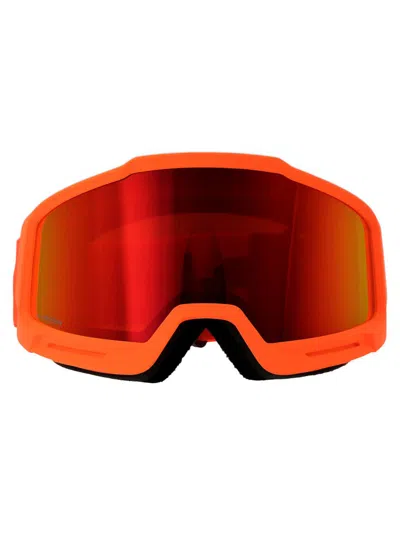 100% Sunglasses In Fluo Orange