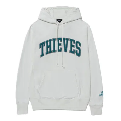 Pre-owned 100 Thieves Men's  Alumni Collection Chenille Hoodie In Off White