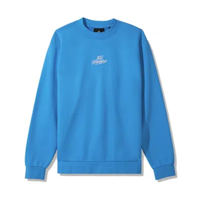 Pre-owned 100 Thieves Men's  Enter Infinity Crewneck Sweatshirt In Sky Blue