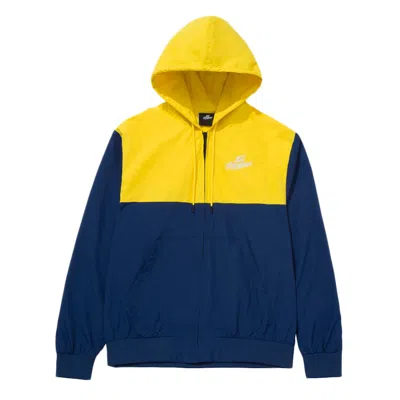 Pre-owned 100 Thieves Men's  Foundations Courage Windbreaker In Navy Blue