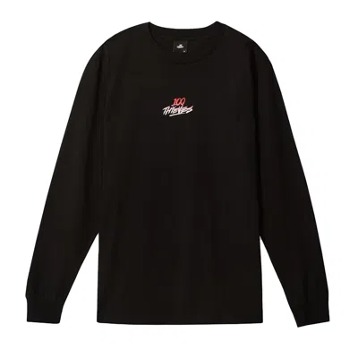 Pre-owned 100 Thieves Men's  Gradient Long Sleeve T-shirt In Black