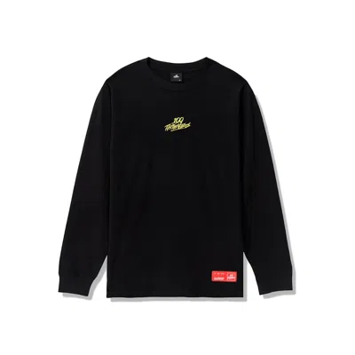 Pre-owned 100 Thieves Men's  No Camping Long Sleeve T-shirt In Black