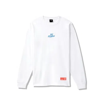 Pre-owned 100 Thieves Men's  No Camping Long Sleeve T-shirt In White