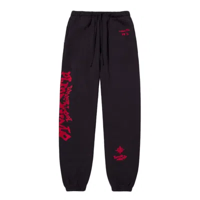 Pre-owned 100 Thieves Men's  Underworld Fleece Pant In Vintage Black