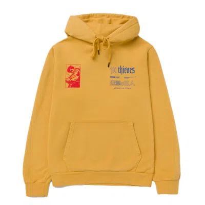 Pre-owned 100 Thieves Men's  X Attack On Titan Scout Hoodie In Gold