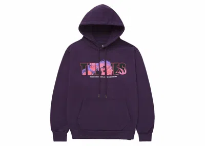 Pre-owned 100 Thieves Men's  X Jujutsu Kaisen Mirror Hoodie In Deep Violet In Purple