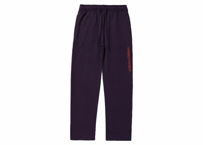 Pre-owned 100 Thieves Men's  X Jujutsu Kaisen Pleated Sweatpant In Deep Violet In Purple