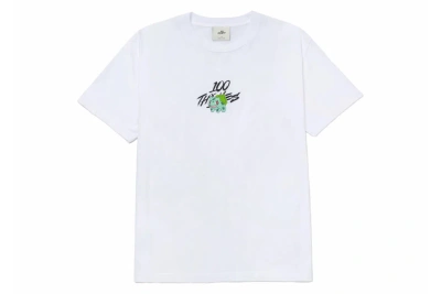 Pre-owned 100 Thieves X Pokémon Bulbasaur Core T-shirt White