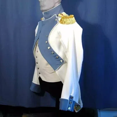 Pre-owned 100% White French 1791 Uniform Tailcoat Military Napoleonic Jacket