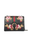 GUCCI DIONYSUS EMBROIDERED LEATHER BAG,8963879