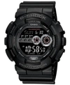 G-SHOCK MEN'S XL DIGITAL BLACK RESIN STRAP WATCH GD100-1B