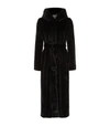 LILLY E VIOLETTA FUR HOODED MAXI COAT,P000000000005617337